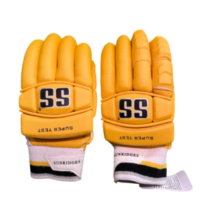 Picture of SS Super test Gloves Yellow for right handed batsman