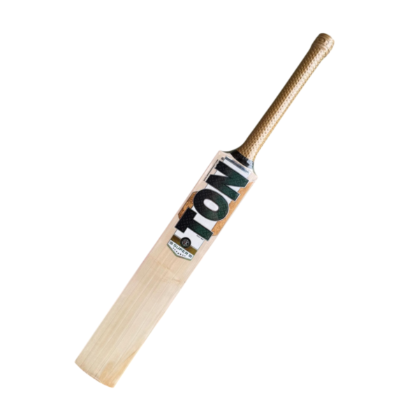 Image of front view of Ton Super English Willow Cricket Bat -SH