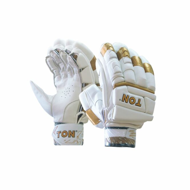 Ton Gold Edition Cricket Batting Gloves