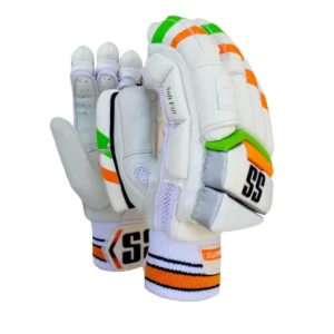SS Super Test Batting Gloves Indian (Sky Edition)